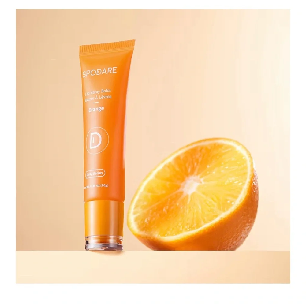 Orange Lip Shiny Balm